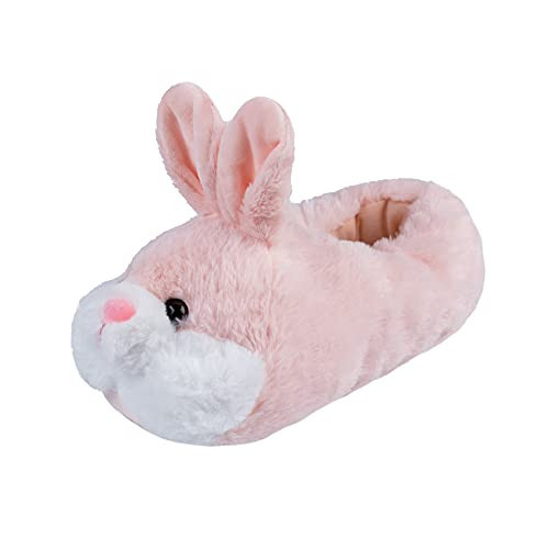 OSVINO Women's Pink Bunny Animal Slippers - Funny Fluffy Plush Rabbit Indoor Winter Warm Home Slippers for Easter Gifts | Amazon (US)