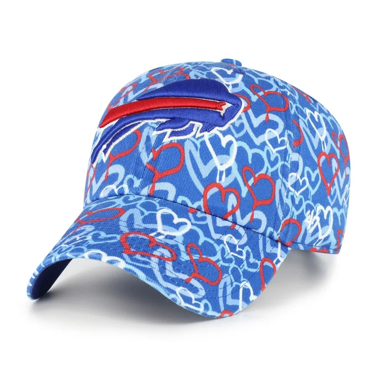 Girls Toddler '47 Royal Buffalo Bills Mural Clean Up Adjustable Hat | Walmart (US)