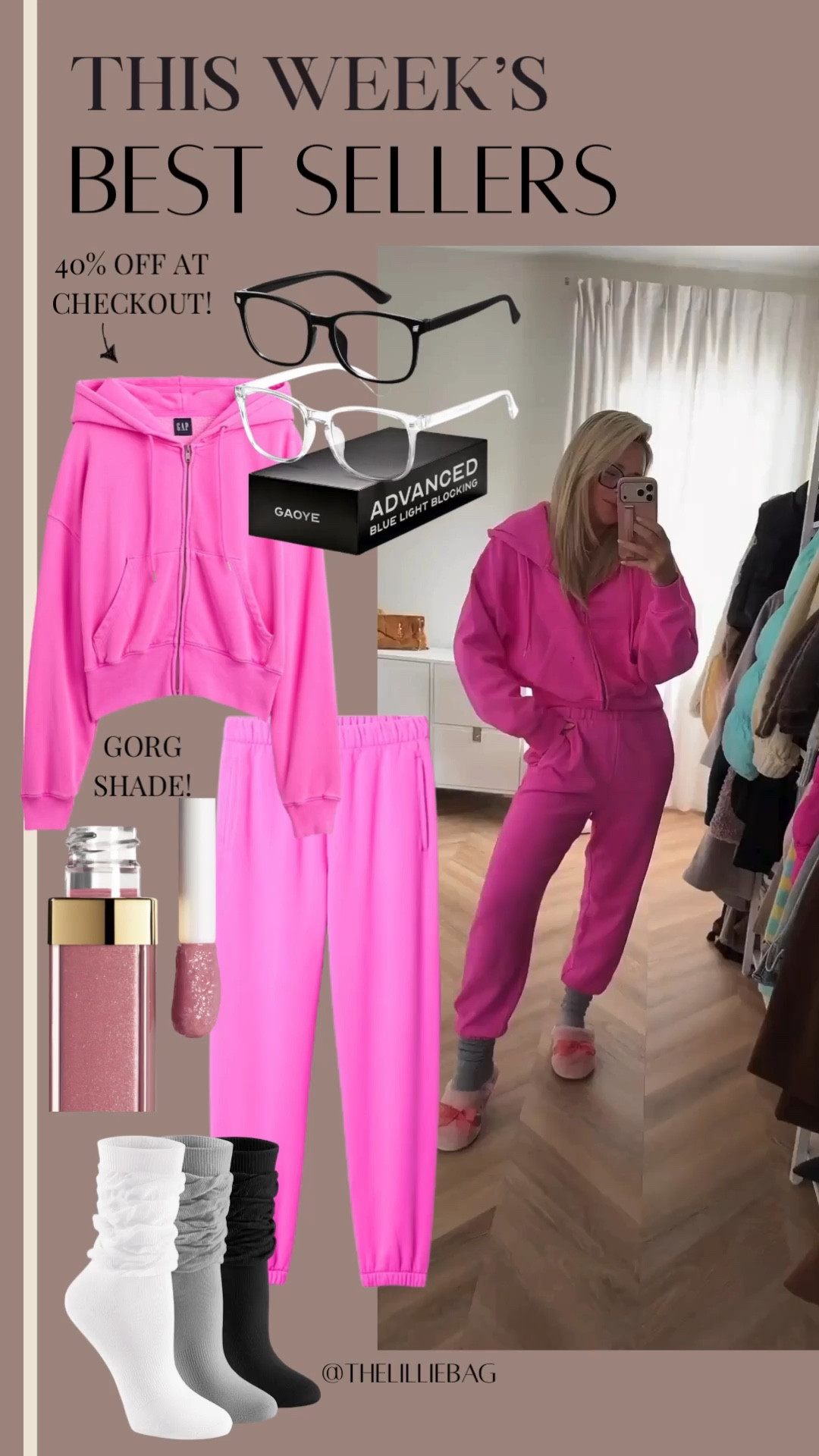 Best seller lounge set! My set is 40% off. I got so many compliments on it today too! Such a pretty color and that lived in material we all love! So cozy 💕

I did smalls.

Lounge sets. Pink. Sweats. Travel outfit. 

#LTKootd #LTKSeasonal