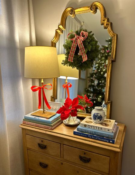 It didn’t take much to make this little vignette by our Christmas tree feel much homier! I’ve shared the coffee table books and accessories that have become constants in this area in case your looking for some styling decor items or coffee table books for your own home. 

Coffee table books, gold lamp, dresser, antique mirror, crane ginger jar, southern decor, home, home finds 

#LTKfindsunder50 #LTKhome #LTKstyletip