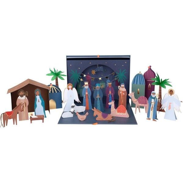 Nativity Paper Craft Advent Calendar - Meri Meri Advent Calendars | Maisonette | Maisonette
