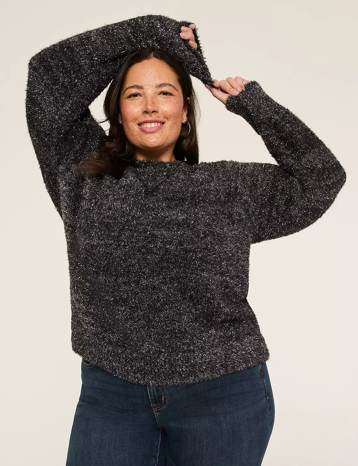 Crew-Neck Pullover Sweater | LaneBryant | Lane Bryant (US)