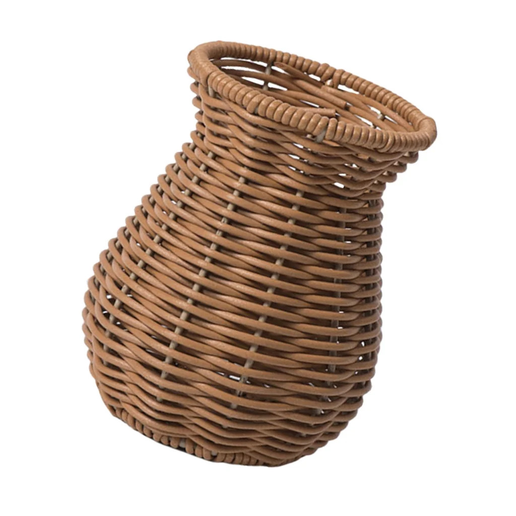 ZPAQI Contemporary Rattan Vase Braided Vase for Any Home Interior Themes Decors | Walmart (US)