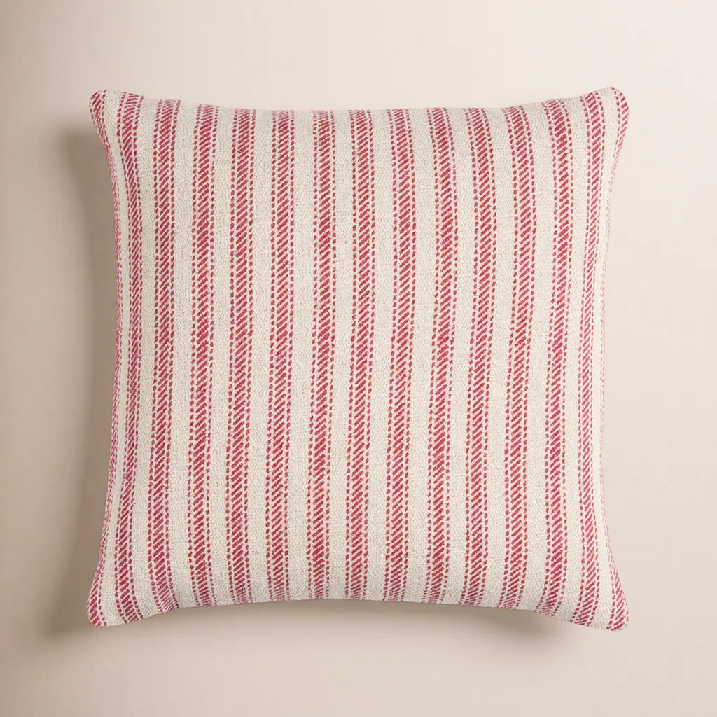 Percy Square Cotton Pillow Cover | Birch Lane