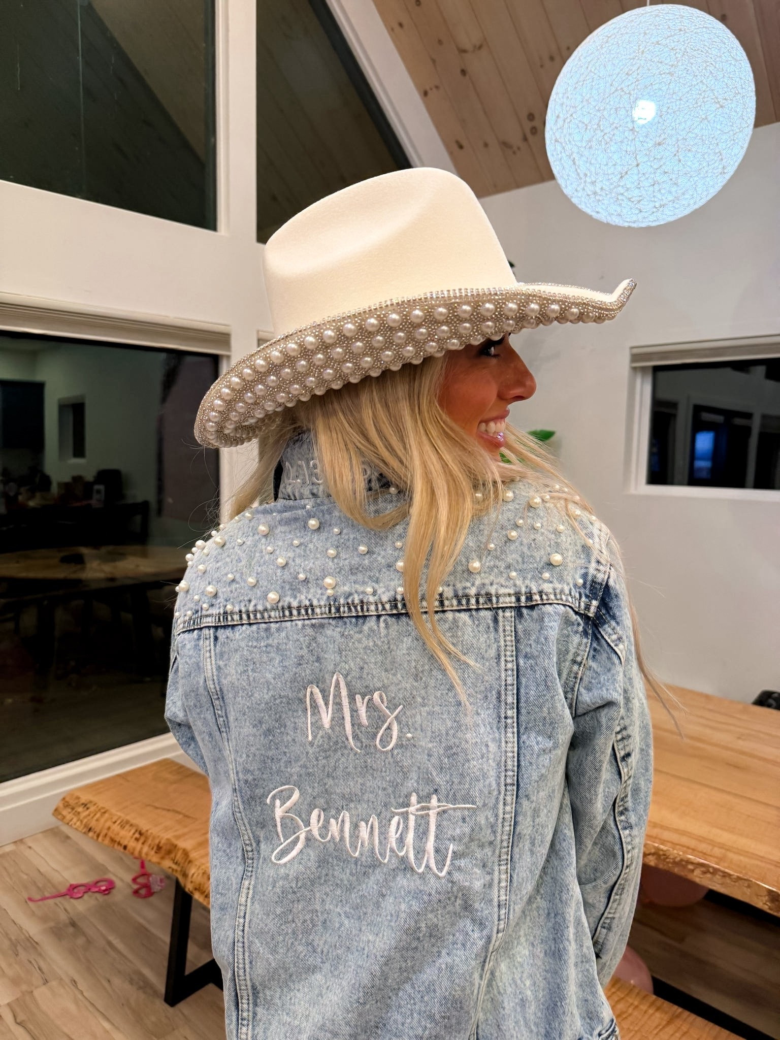 my future MIL got me the PERFECT jacket for my bachelorette🥹🩷

#LTKWedding #LTKBeauty #LTKootd