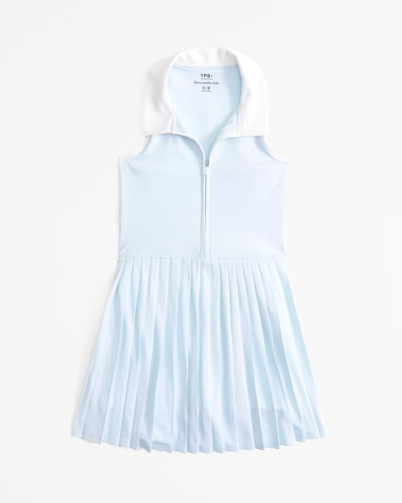 ypb half-zip pleated mini dress | Abercrombie & Fitch (US)