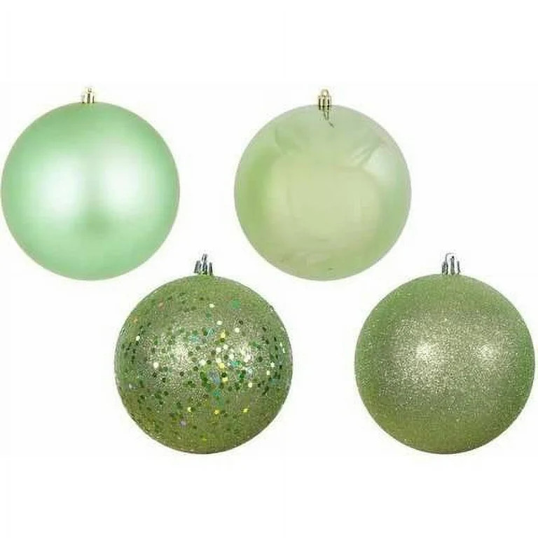 Vickerman 2.75" Celadon 4-Finish Ball Ornament Assortment, 20 per Box | Walmart (US)