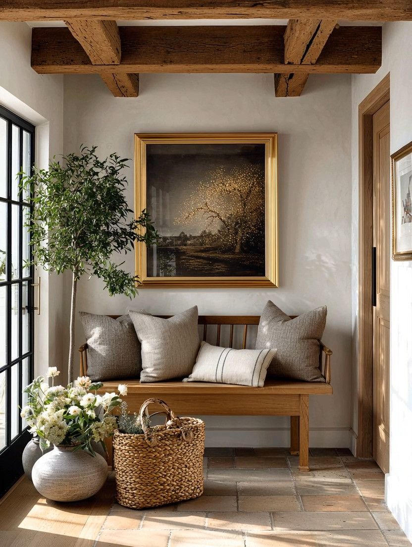 Sometimes one beautiful frame is all an empty wall needs.

Look at this space and imagine it without the wall art. The bench, natural wood and greenery would still be beautiful—but that antique gold frame is what gives the entire corner presence and refinement.

Gold frames have been used in beautiful interiors for centuries, and there is a reason they continue to work. They bring warmth, history and elegance to both traditional and modern homes without requiring you to change everything around them.

The art inside? That should be personal. A landscape, abstract art, photography, a favorite place or even something collected while traveling. Choose what means something to you, then give it a timeless frame.

We’ve curated antique and brushed gold frames in multiple sizes and styles so you can create your own version.

The most beautiful homes are collected, not copied.

#wallart #goldframes #homedecor #interiordesign 

 #LTKHome