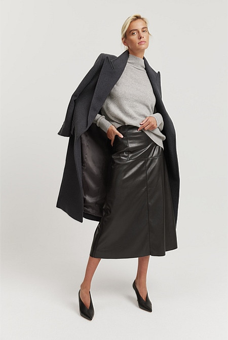 Textured Longline Coat | Country Road (AU)