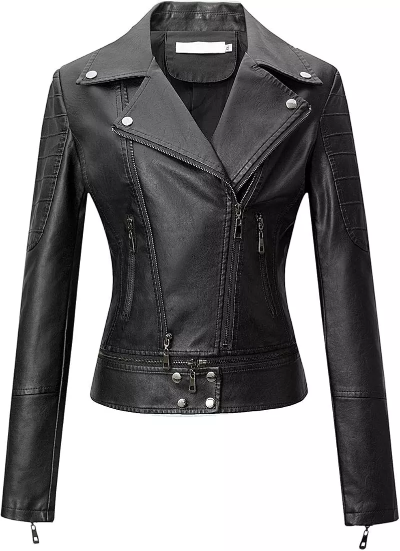 Tanming Women's Faux Leather Moto … curated on LTK