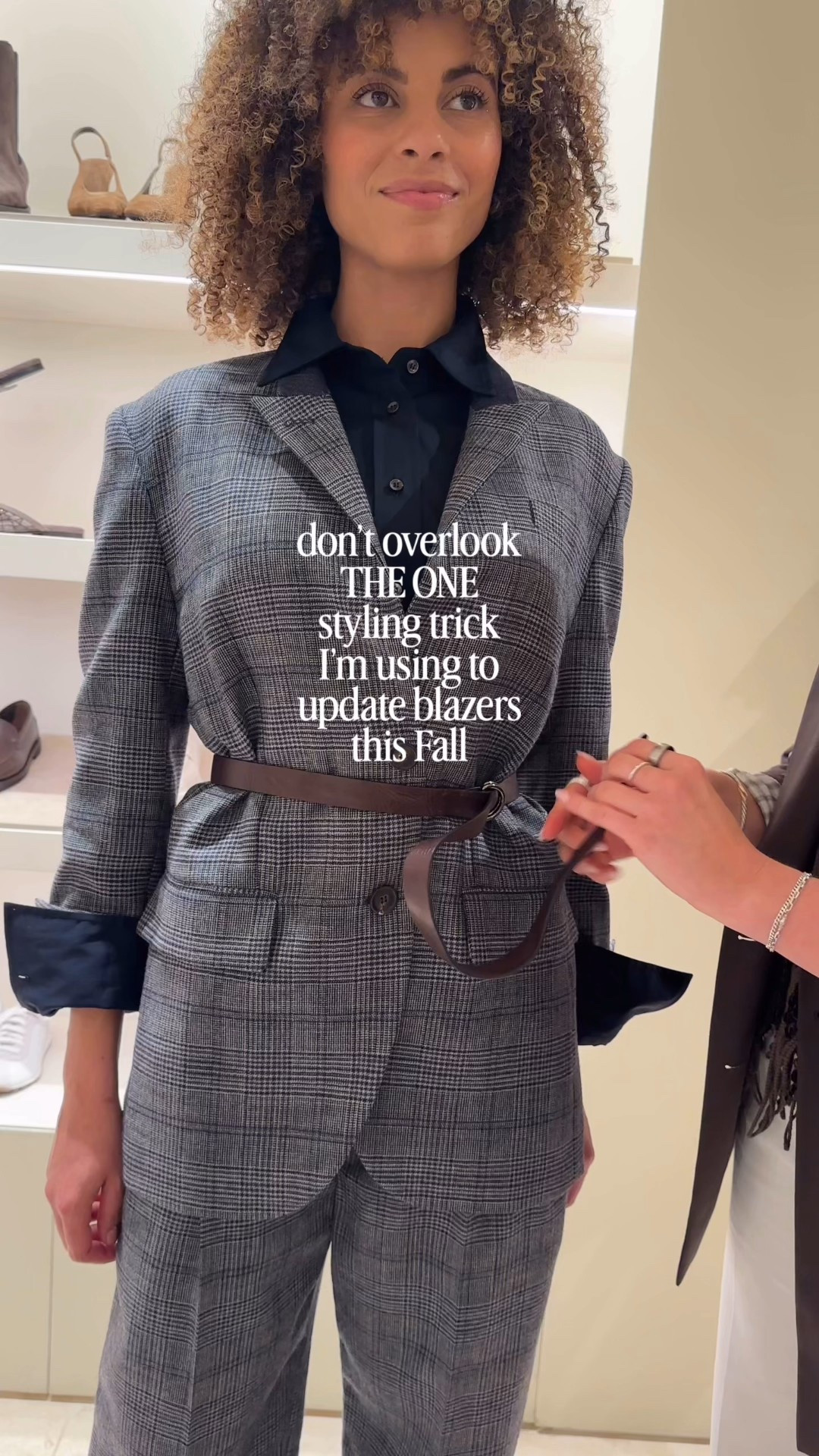 Standing collar, closed jacket styling… will you be wearing new, fitted and long silhouette blazers this way?

I’ve been seeing this styling re-emerge in some of my favorite brand campaigns and fashion influencers. It feels fresh and I particularly love it secured with a brooch or belt.

#LTKStyleTip #LTKOver40 #LTKSeasonal