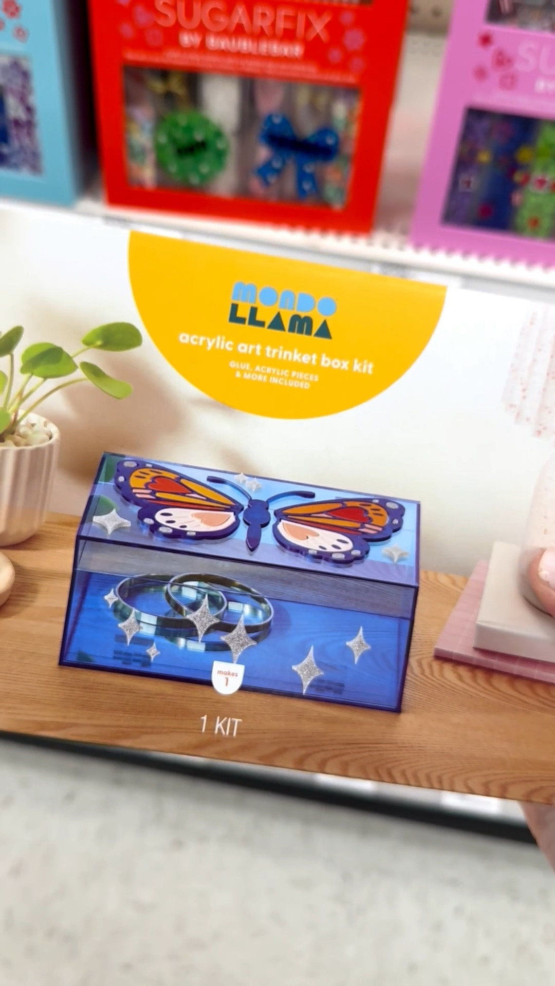 Hosting a Galentine’s brunch or dinner and wanting to include a creative activity? 🦋

This diy acrylic butterfly trinket box kit is so fun and includes everything you need to a create one-of-a kind jewelry box. ✨ And if you’re a mosaic or mixed media artist, this is an opportunity for you to add a personal touch to this piece.

For mosaic tips, tutorials + inspiration please visit my YouTube channel: YouTube.com/julieweilbacher, and follow @julieweilbacher on Instagram.

#galentines #creativehobby galentinesbrunch #galentinesdinner #valentinesday #craftkit #girlsnightout #momsnightout #acrylicbox #butterfly #butterflybox #target #mosaic

#LTKHome #LTKValentine