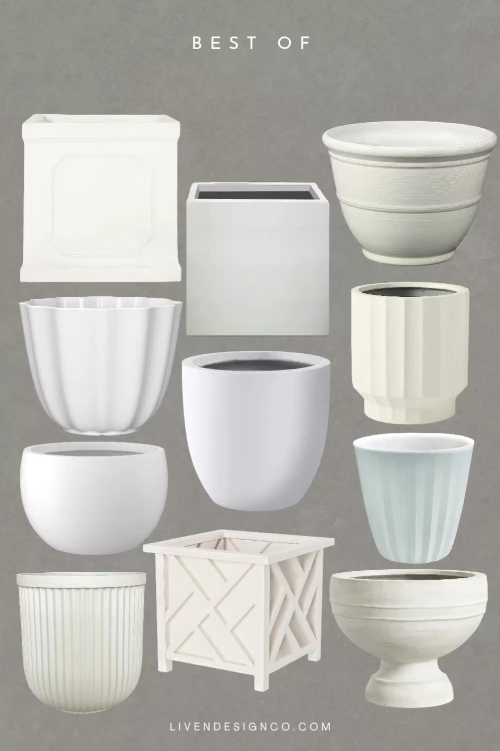 Outdoor white planter. Planter pot. Front door decor. Patio decor. Urn

#LTKSeasonal #LTKHome #LTKSaleAlert