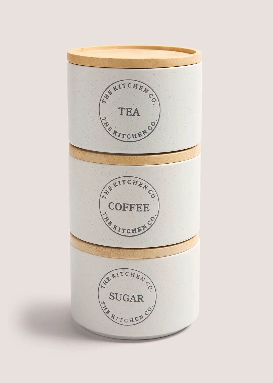 Kitchen Co Cream Ceramic TCS Stack (24cm x 11.5cm) | Matalan (UK)