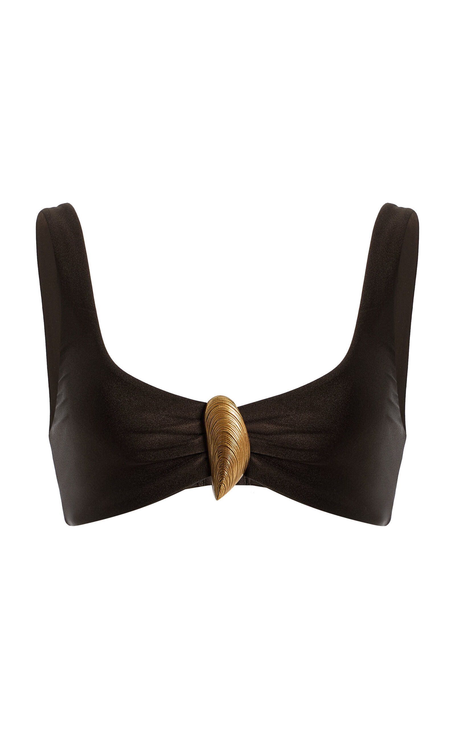 Veyra Shell-Detailed Bikini Top | Moda Operandi (Global)