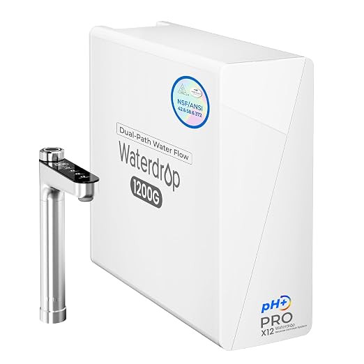 [ Dual Flow ] Waterdrop X12-PRO 1200 GPD Reverse Osmosis Water Filter, Alkaline Mineral pH+, NSF/... | Amazon (US)