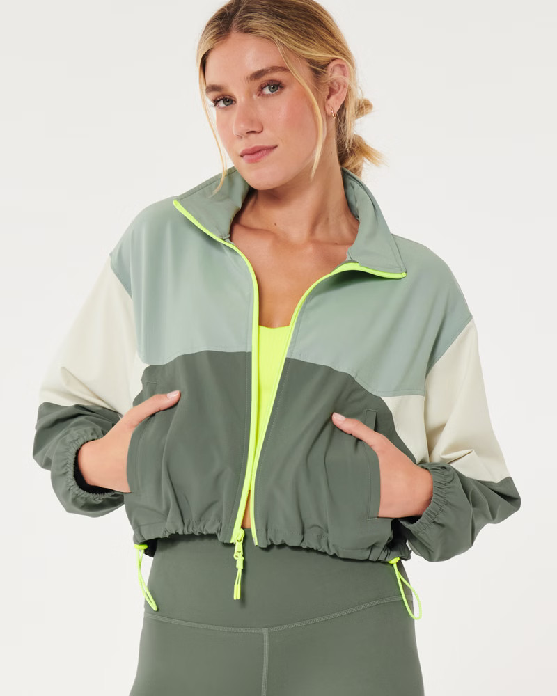 Women's Gilly Hicks Full-Zip Windbreaker | Women's Jackets & Coats | HollisterCo.com | Hollister (US)