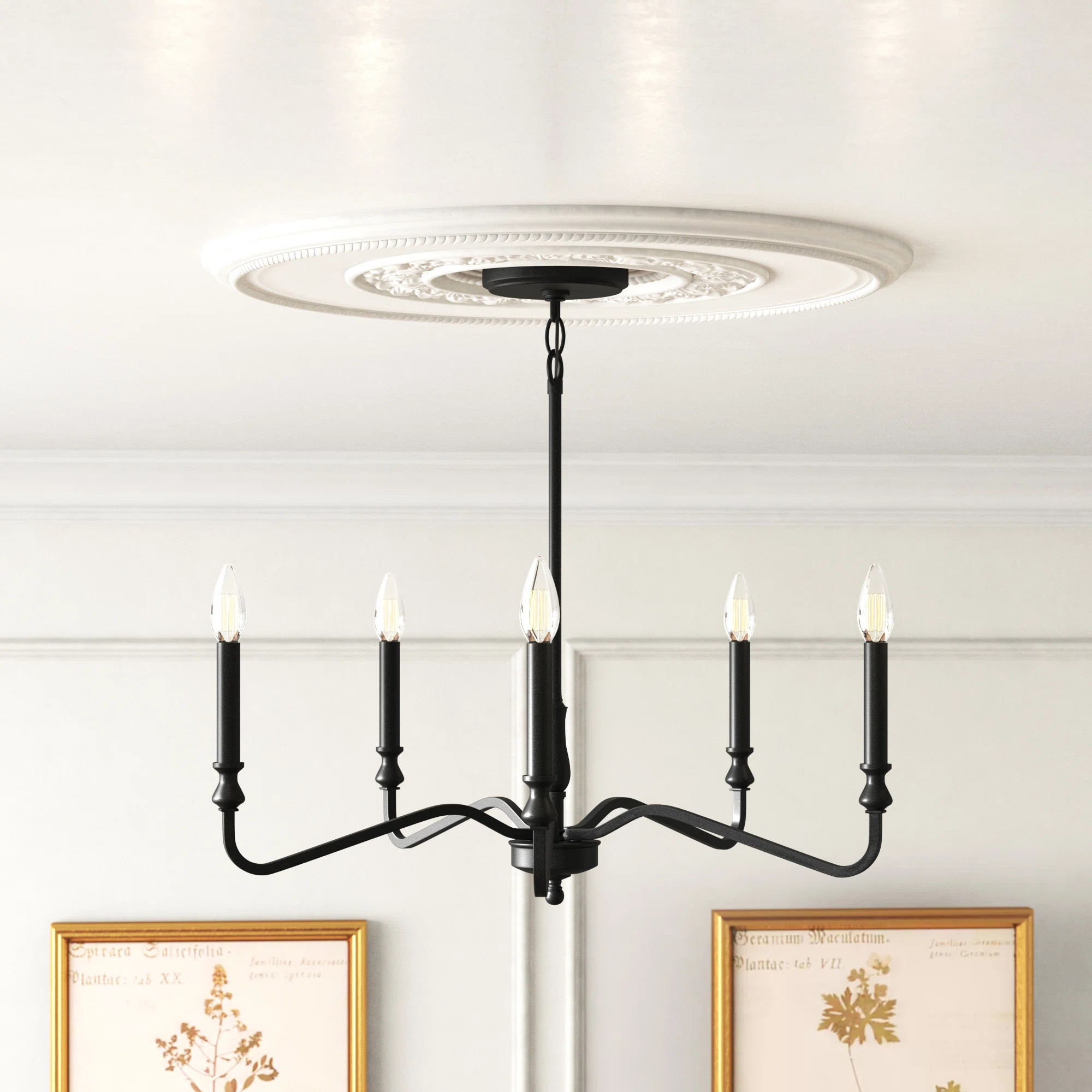 Montreuil 5 - Light Dimmable Classic / Traditional Chandelier | Wayfair North America