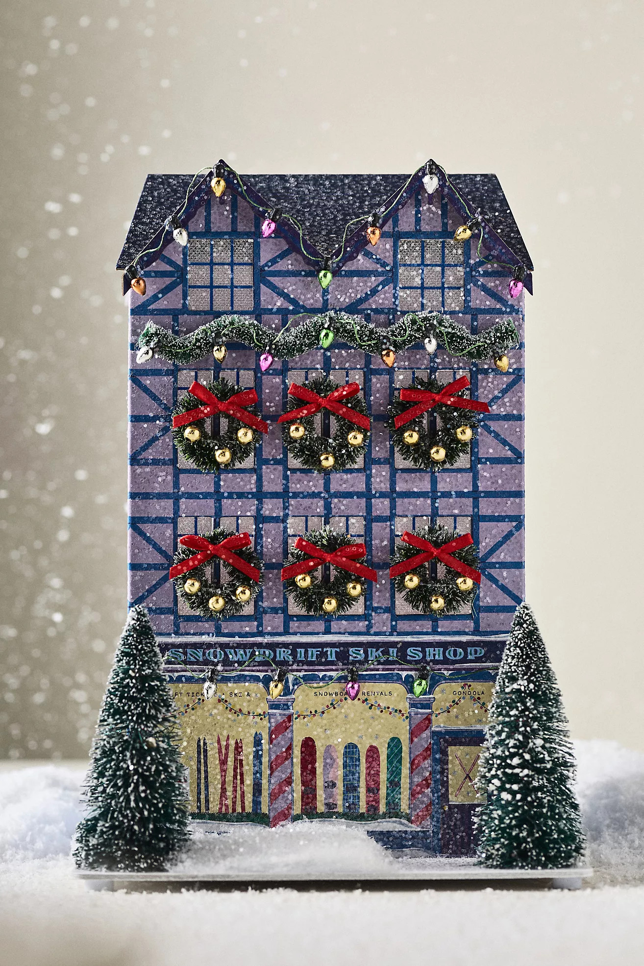 Emily Taylor Light-Up Holiday Village House | Anthropologie (US)