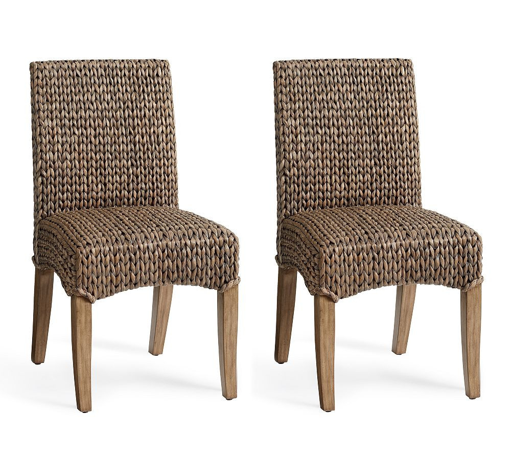 Seagrass Dining Chair, Seadrift, Set Of 2 | Pottery Barn (US)