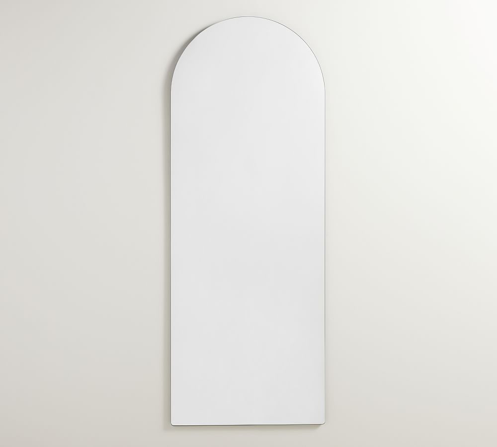 Rienne Frameless Floor Arch Mirror | Pottery Barn (US)