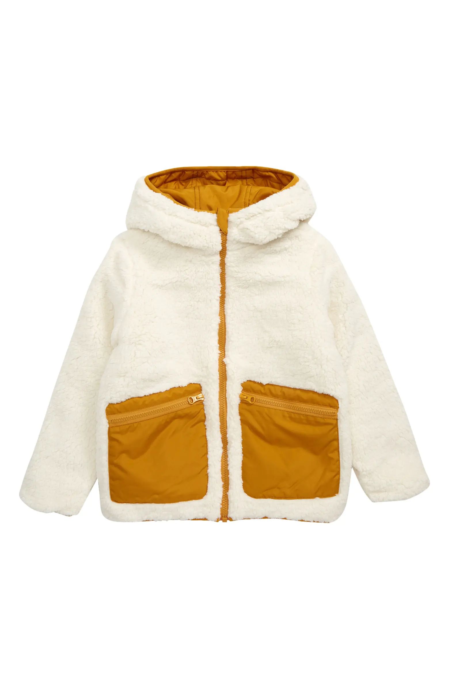 Tucker + Tate Kids' Reversible Fleece & Quilted Puffer Jacket | Nordstrom | Nordstrom