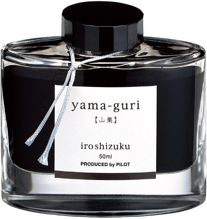Pilot Iroshizuku Fountain Pen Ink – 50 ml Bottle – Yama-Guri Wild Chestnut (Dark Brown) (Japa... | Amazon (US)