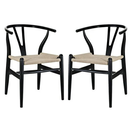 Modway Amish Dining Arm Chair - Set of 2 | Walmart (US)
