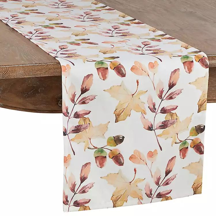 Autumn Foliage Acorn Harvest Table Cloth | Kirkland's Home