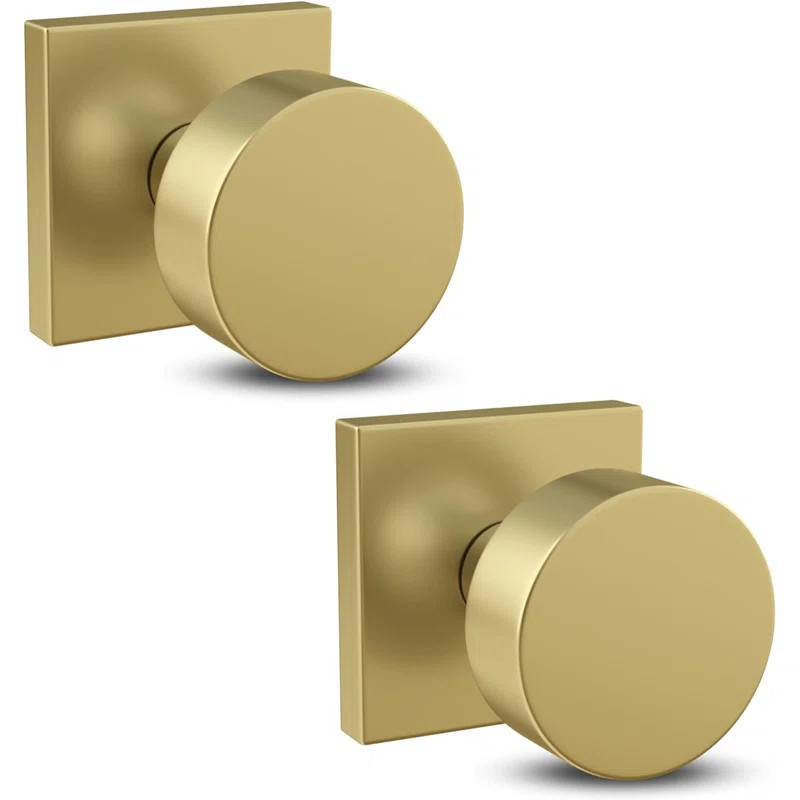 Mega Handles Suana Door Knob for Hallway, Closet and Bathroom, Reversible Design, Screws Included | Wayfair North America