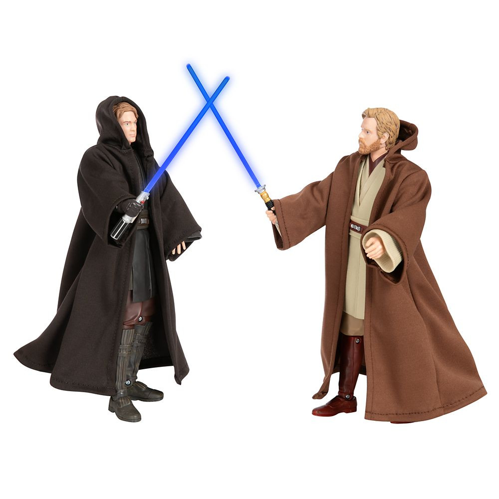Obi-Wan Kenobi and Anakin Skywalker Talking Action Figure Set – Star Wars Power Force – 10'' ... | Disney Store