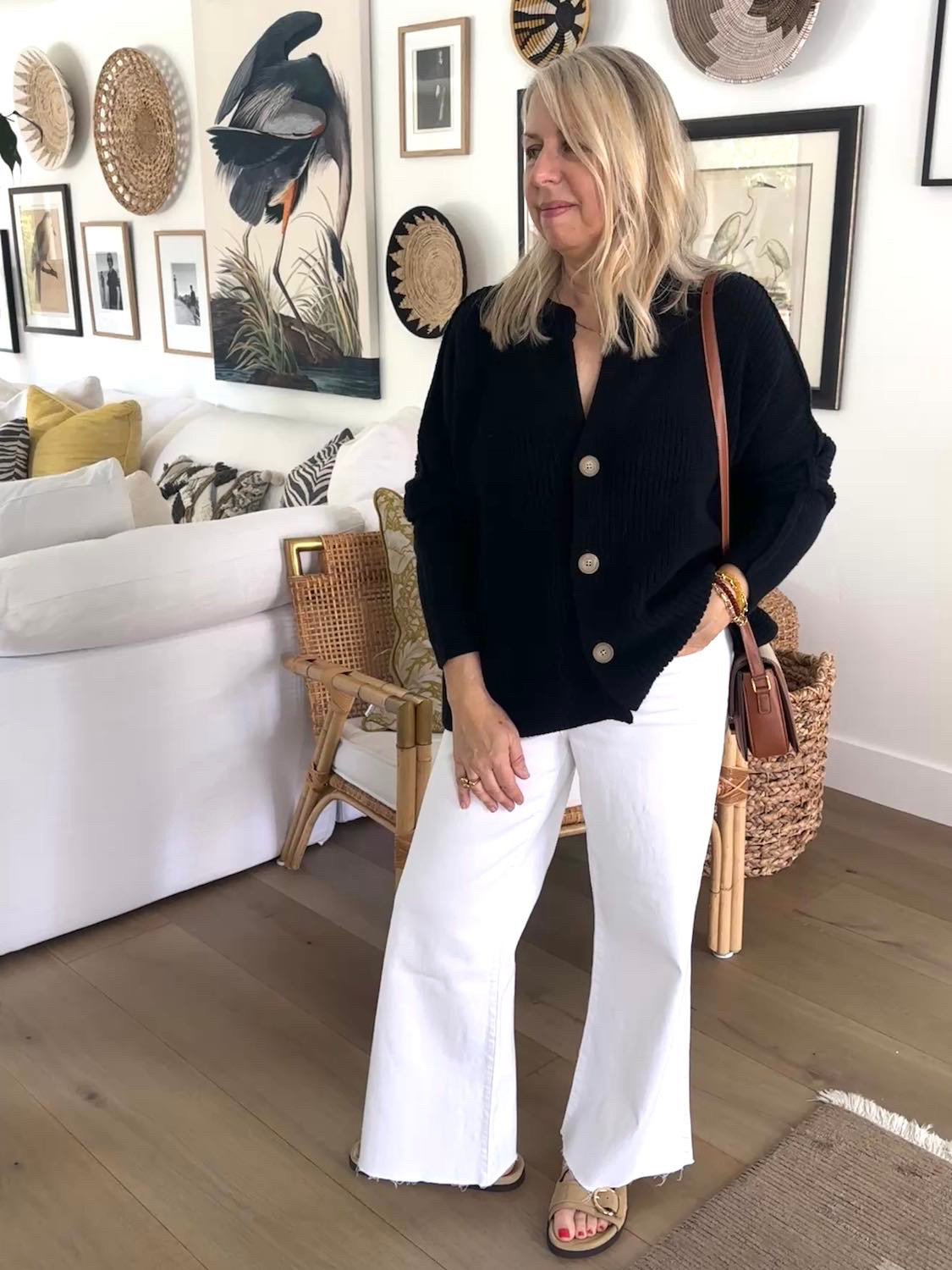 I have on my new favorite white jeans and a few other perfect pieces from @frankandeileen ! These Galway white wide leg jeans have a mid-rise and are so comfy and cute. These are the perfect length on for me at 5'4.

The cardigan is the most luxe Italian cotton with beautiful buttons and seamed sleeves. I love the navy for spring. Both are classics for your closet with a fresh look.
  #frankandeileenpartner #wearloverepeat @frankandeileen  

 

#LTKSeasonal #LTKPetite #LTKTravel