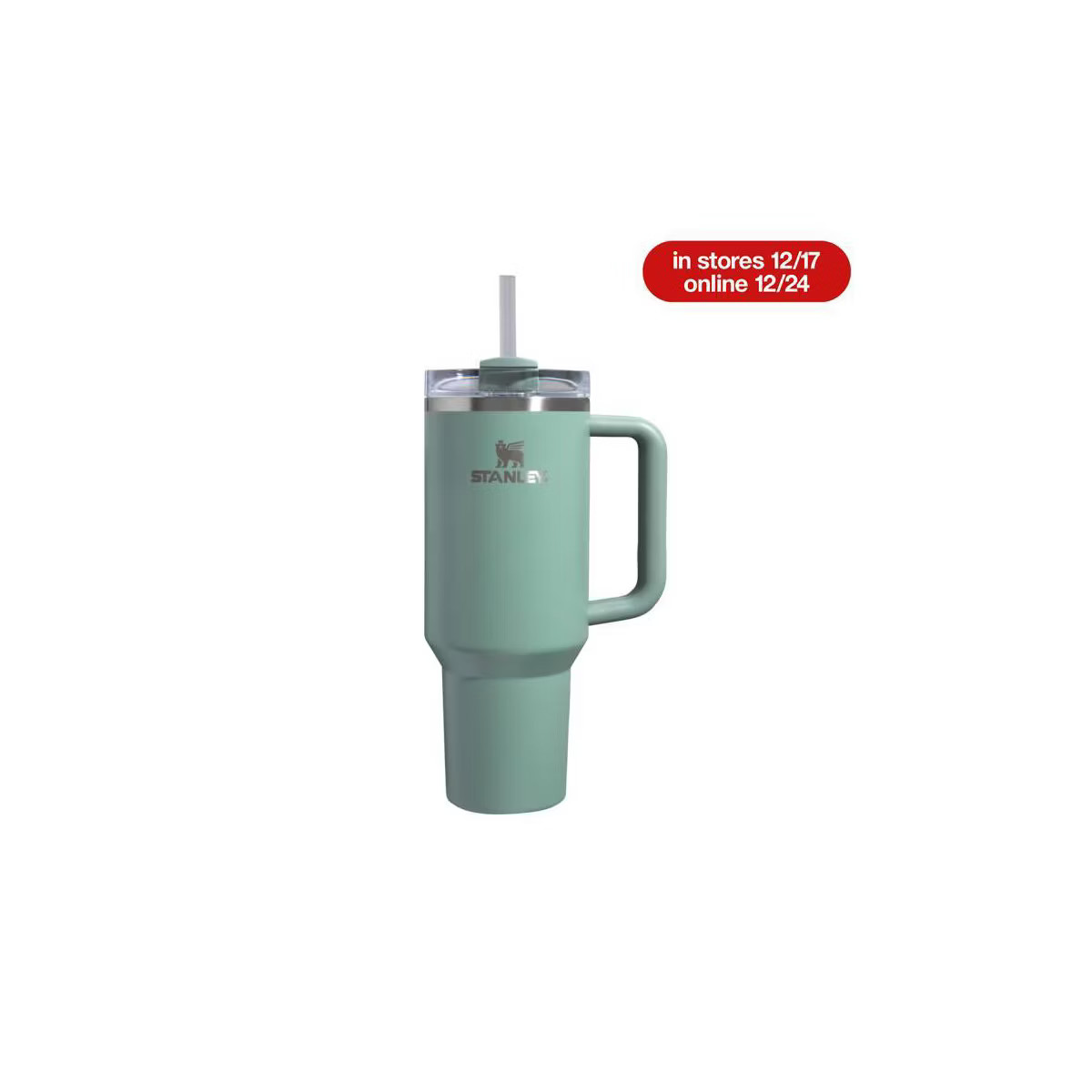 Stanley 40 oz Stainless Steel H2.0 Flowstate Quencher Tumbler (in stores 12/17 & online 12/24) | Target