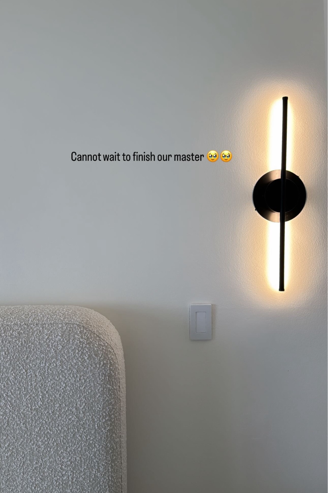 Perfect dimmable sconces! Our master bedroom is composed of serene, neutral vibes with black accents to bring it together perfectly! All curated by our incredible interior designer  🤍🖤  

#LTKHome