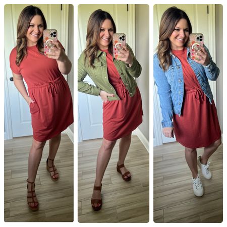 One dress, three ways to wear it! This comfy dress from @maurices is so soft and perfect for the classroom (hello pockets!) #mauricespartner #discovermaurices 

#LTKStyleTip #LTKShoeCrush #LTKWorkwear