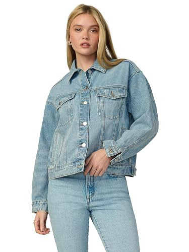 Joe's Jeans Women's The Oversized Denim Jacket, Compelling, Large | Amazon (US)