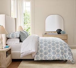 Shell Motif Percale Comforter | Pottery Barn (US)