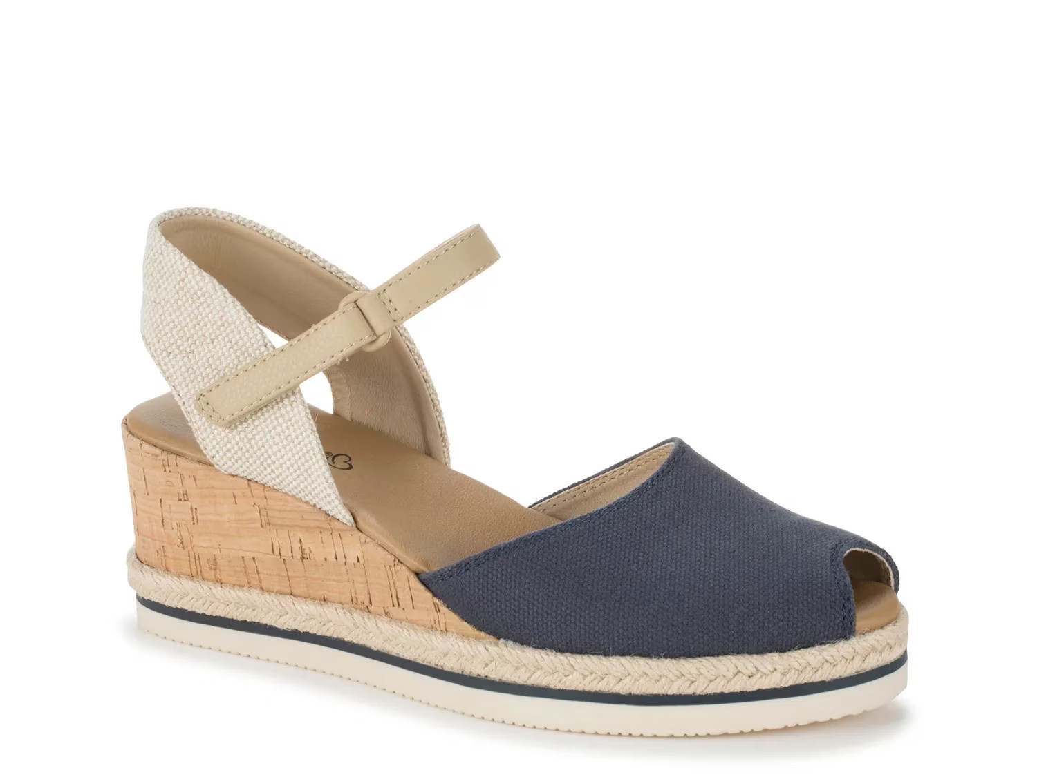 Baretraps Acadia Wedge Sandal | Women's | Navy | Size 6 | Sandals | Ankle Strap | DSW