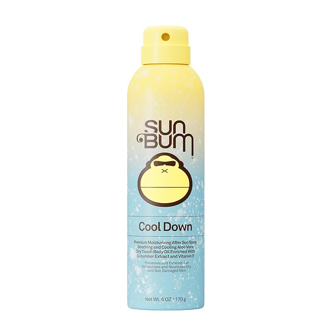 Sun Bum Cool Down Aloe Vera Spray - Vegan After Sun Care to Soothe and Hydrate Sunburn - 6 oz | Amazon (US)