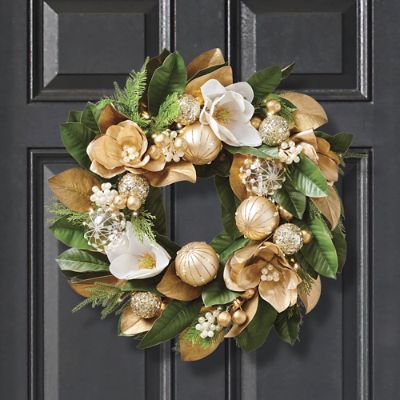 Gilded Glamour Wreath | Frontgate | Frontgate