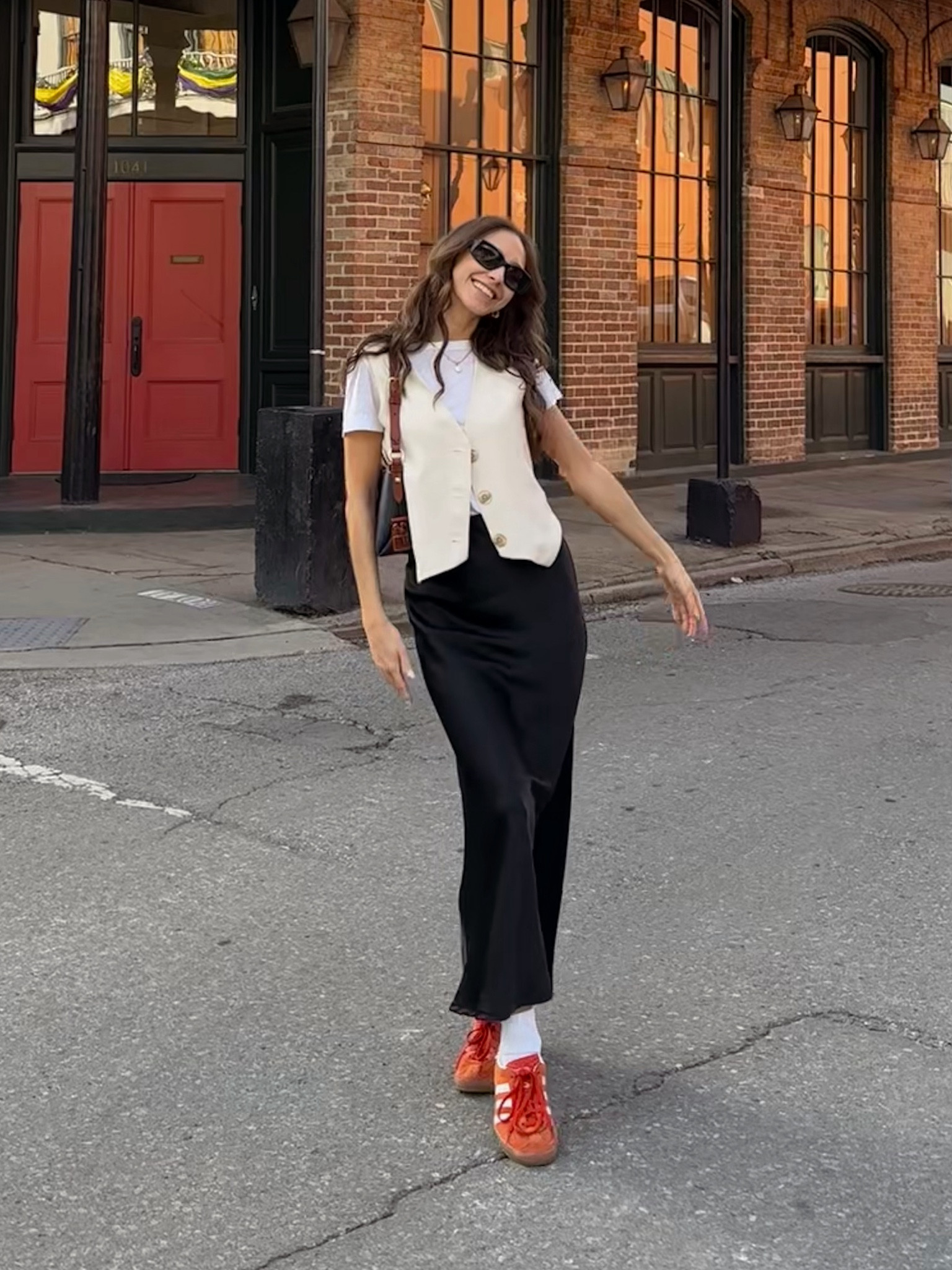 tourist outfit but make it chic! #adidasgazelle #satinskirt 

#LTKMostLoved #LTKSeasonal