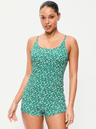 Textured Swim Romper -- 2.5-inch inseam | Old Navy (US)
