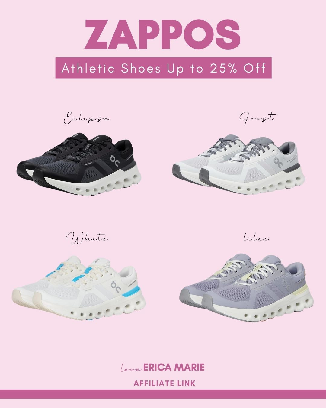 Athletic shoes up to 25% off