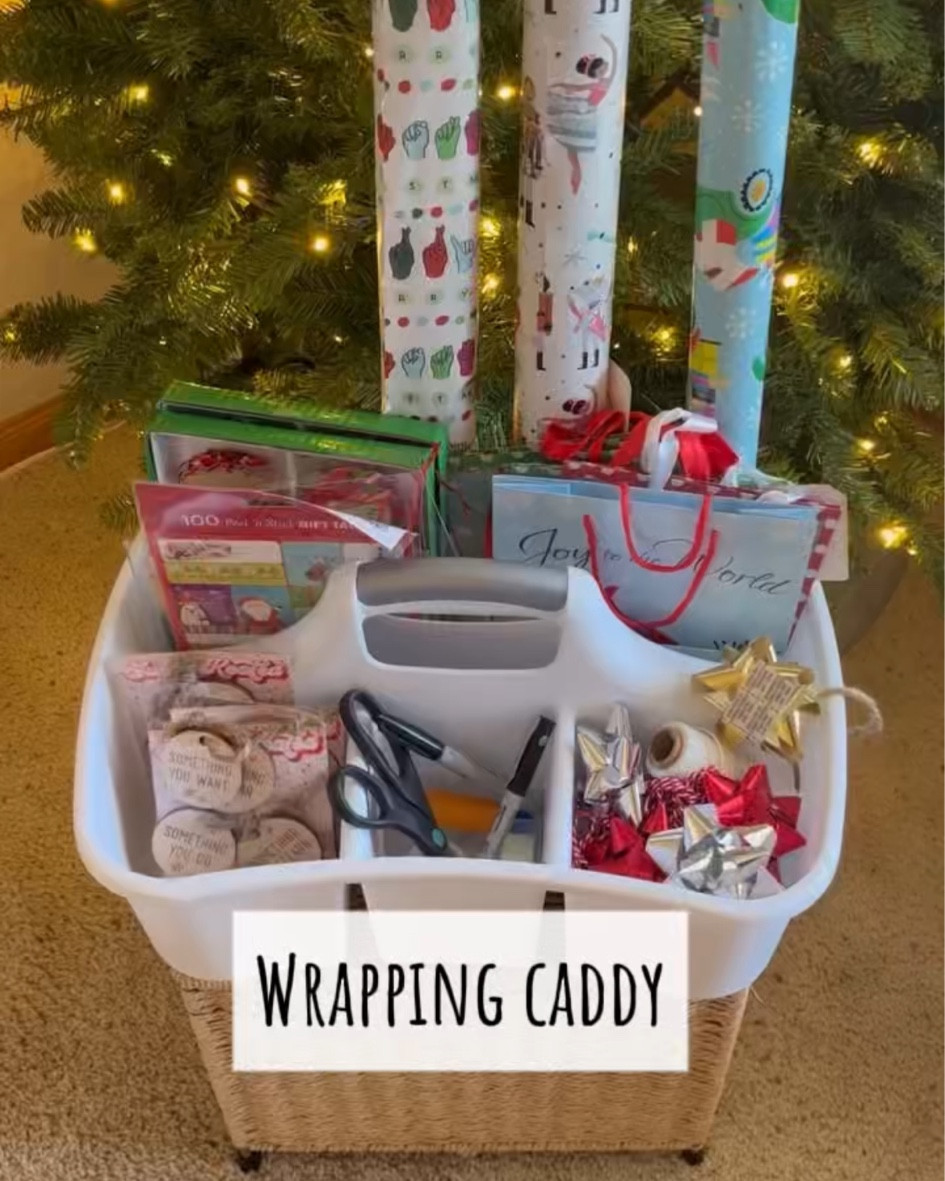 All your wrapping needs in one place. Maybe you’ll only loose the tape and scissors a couple times.

#LTKHoliday