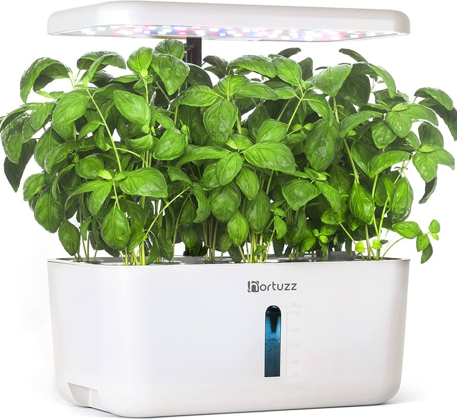 Hortuzz Hydroponics Growing System, 8 Pods Indoor Herbs Garden with LED Grow Light for Plants, Sm... | Amazon (US)