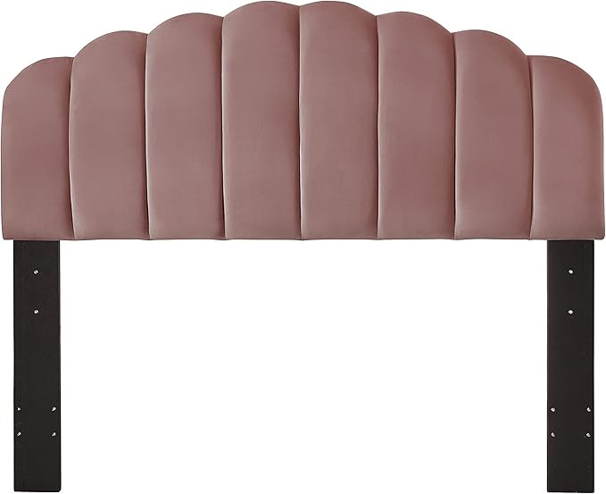 Amazon.com: Ball & Cast Tufted Velvet Upholstered Headboard Channel, Queen Full Size Bed Adjusted... | Amazon (US)