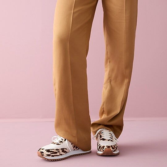 J.Crew trainers with calf hair | J. Crew US