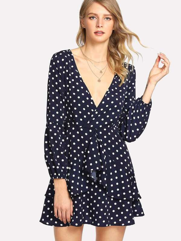 Vestido con volantes | SHEIN