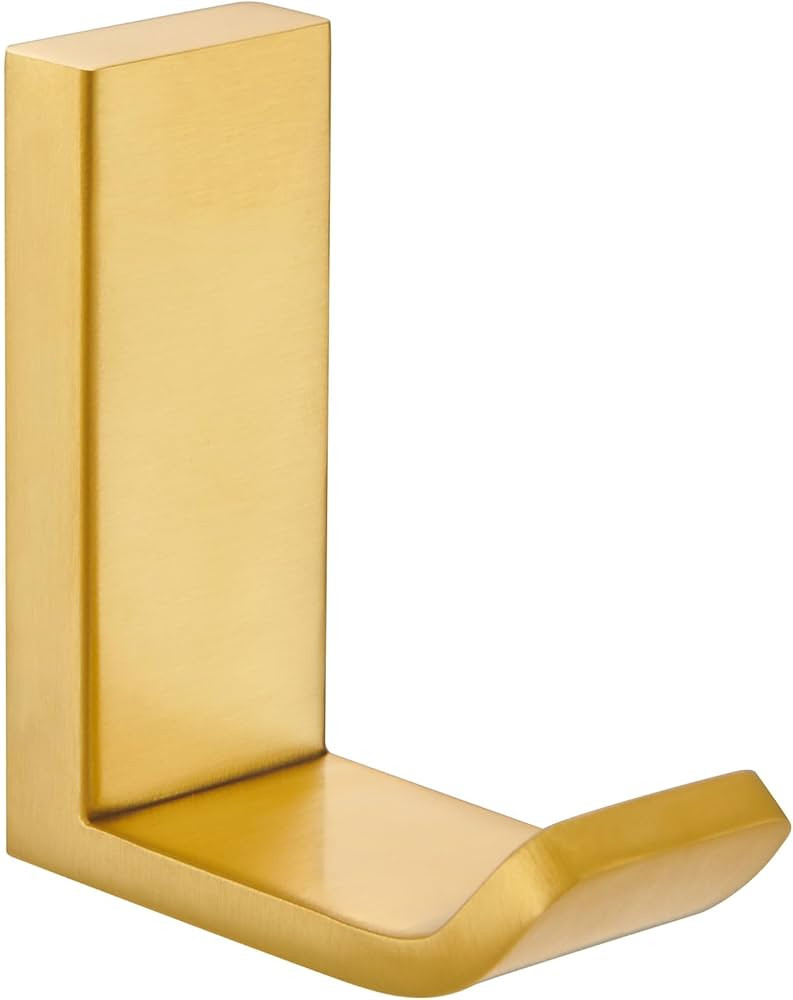 Suyar Bath Towel Hook Brushed Gold, SUS304 Stainless Steel Kitchen Bathroom Coat Robe Hanger, Hea... | Amazon (US)