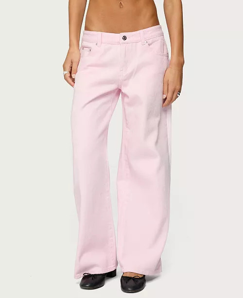 Women's Roman Low Rise Baggy Jeans | Macy's